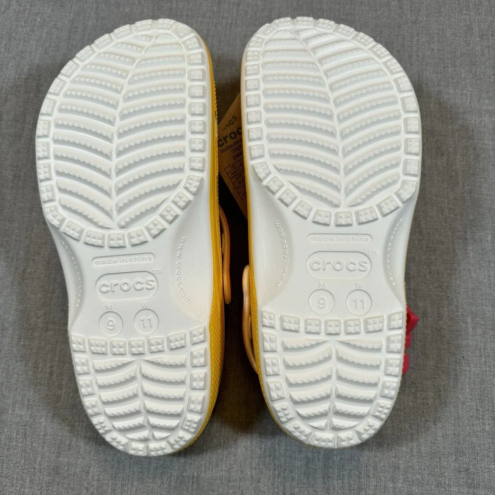 Crocs Mcdonald's X Classic Clog Birdie Men's Size 9 Women‎ 11 Sandals Beach Pool